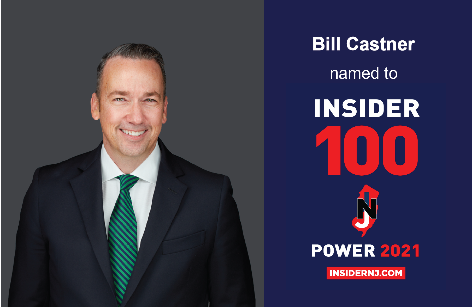 Bill Castner Once Again Recognized in Insider 100 Power List Connell Foley